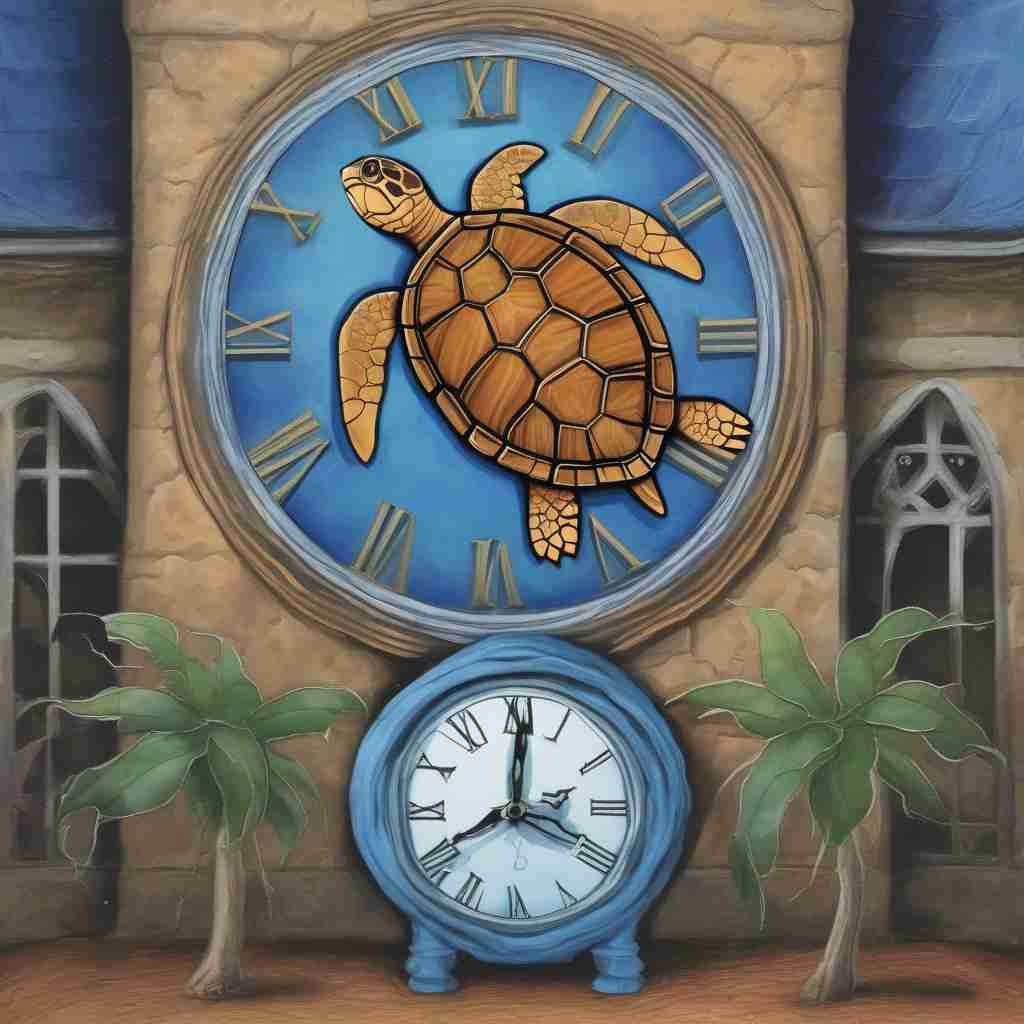 Turtle and clock 3